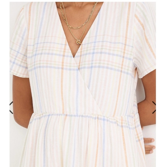 Madewell Clara linen blend midi dress - Picture 2 of 16
